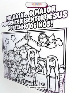 CARTAZ COLABORATIVO NATAL CRISTÃO - loja online
