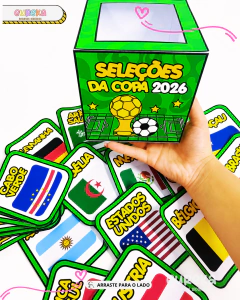 Caixa Seleções da Copa - loja online