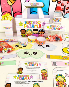 KIT PAINEL FESTA DO PIJAMA - loja online