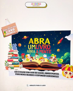 Painel Dia Nacional do Livro Infantil - loja online