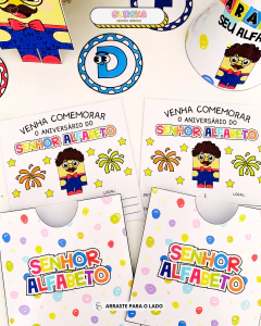 Super Kit Tema “Aniversário do Seu Alfabeto” - loja online