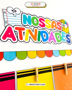 Mural "Nossas Atividades" - loja online