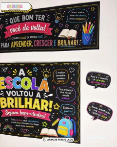 Imagem do Painel Retorno dos Alunos: A Escola Voltou a Brilhar