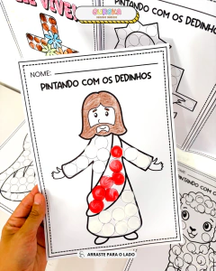 Imagem do Pintando com os Dedinhos – Páscoa Cristã: aprendizado com significado!