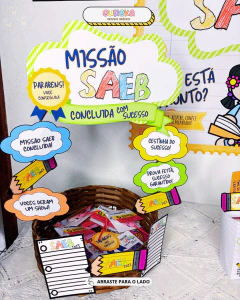 Imagem do Kit Painel SOS SAEB 2025 – Motivação e criatividade para o grande dia!