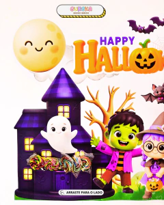 Painel Interativo de Halloween – Pura doçura e diversão na sua sala!