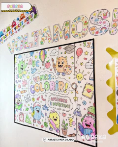 Imagem do PAINEL COLETIVO – VAMOS COLORIR QUEBRA-CABEÇA
