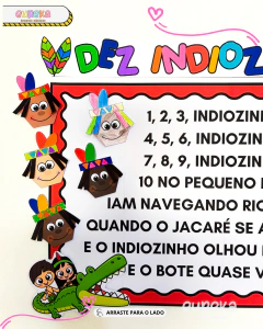 Imagem do Cartaz 10 Indiozinhos