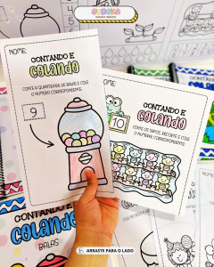 Imagem do COMBO APOSTILAS CONTANDO E COLANDO
