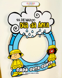 Imagem do Arte para Bambolê - Dia da Água