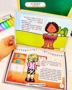 Imagem do Livro na Caixa – “As Cores de Marina”