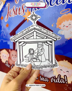 Imagem do Painel de Natal - Presépio
