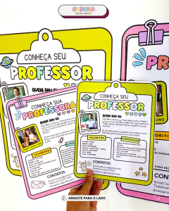 Imagem do CARTAZ CONHEÇA SEU(A) PROFESSOR(A)