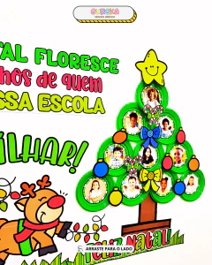 Imagem do Painel “Rostinhos de Natal”