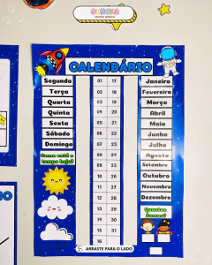 Imagem do Kit SALA DE AULA TEMA ASTRONAUTA