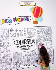 Imagem do PAINEL BOAS-VINDAS - COLORINDO COM AMIGOS