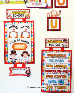 Imagem do Kit de Ornamentação – Circo Mágico dos Bichinhos