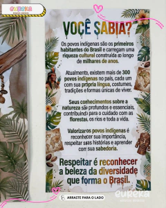 PAINEL POVOS INDÍGENAS - AS CORES DO BRASIL