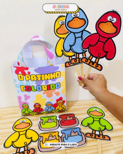 Sacola Musical "O Patinho Colorido"