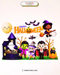 Painel Interativo de Halloween – Pura doçura e diversão na sua sala! - comprar online
