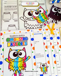 Kit Sequência Didática - O Monstro das Cores