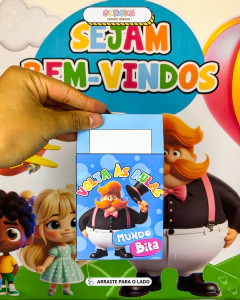 KIT PAINEL VOLTA àS AULAS MUNDO BITA