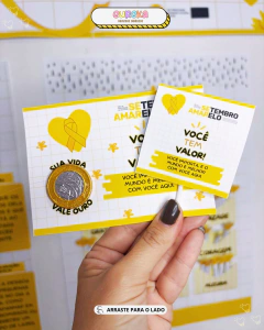 KIT PAINEL SETEMBRO AMARELO - PEGUE O QUE VOCÊ PRECISA