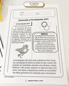 Kit Professor Paralimpíadas 2024