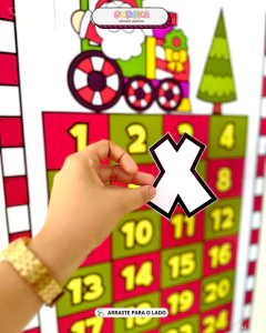 Painel de Contagem Regressiva para o Natal