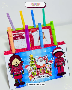 Calendário de Mesa Interativo – Natal