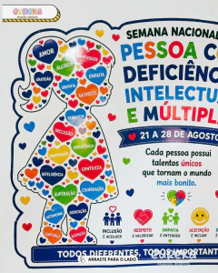 PAINEL SEMANA DA PESSOA COM DEFICIÊNCIA INTELECTUAL E MÚLTIPLA