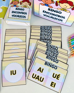 Kit Encontros Vocálicos para Crianças da Educação Infantil e Séries Iniciais do Ensino Fundamental