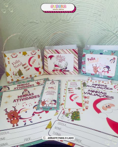 Kit Capa de avaliação / atividades - Tema Natal