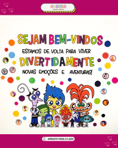 Painel Volta às Aulas Divertidamente