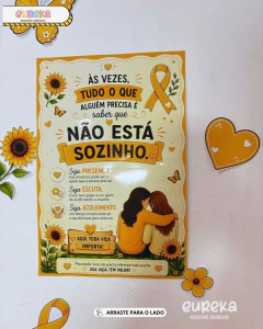 Kit Cartaz Setembro Amarelo – Conscientização e Valorização da Vida