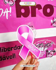 Painel Outubro Rosa – Tema Borboleta - comprar online
