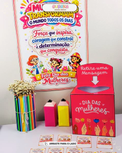 CAIXA DE MENSAGENS DIA DA MULHER - comprar online