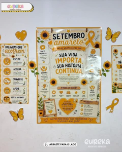 Kit Cartaz Setembro Amarelo – Conscientização e Valorização da Vida - comprar online