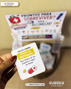 CESTA MOTIVACIONAL PARA EQUIPE: PRONTOS PRA RECOMEÇAR - comprar online