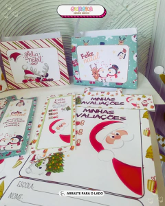 Kit Capa de avaliação / atividades - Tema Natal - comprar online