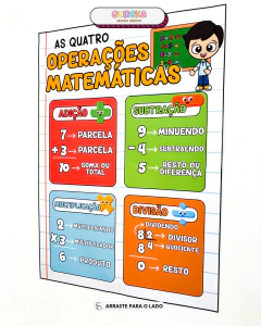 CARTAZ DAS 4 OPERAÇÕES - comprar online