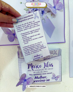 Março Lilás: Informação que Salva Vidas! na internet