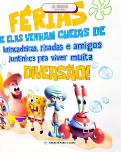 PAINEL FÉRIAS – NO CLIMA DO BOB ESPONJA! - comprar online
