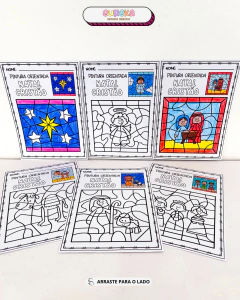 ATIVIDADE PINTURA ORIENTADA TEMA NATAL - comprar online