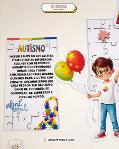 KIT PAINEL AUTISMO – Um recurso completo para trabalhar inclusão e conscientização nas escolas! - comprar online