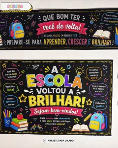 Painel Retorno dos Alunos: A Escola Voltou a Brilhar - comprar online