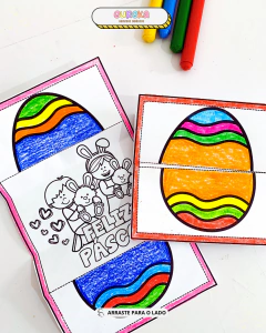 Kit de Cartões para Colorir – Páscoa - comprar online