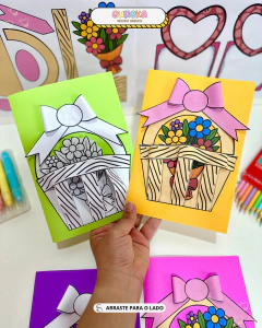 Cartão 3D Dia das Mães – Um presente cheio de amor e criatividade! na internet