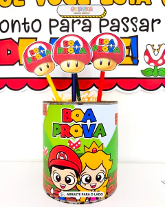 KIT SEMANA DE PROVAS - TEMA SUPER MARIO na internet