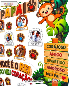 Painel Papai, o Rei do Meu Coração na internet